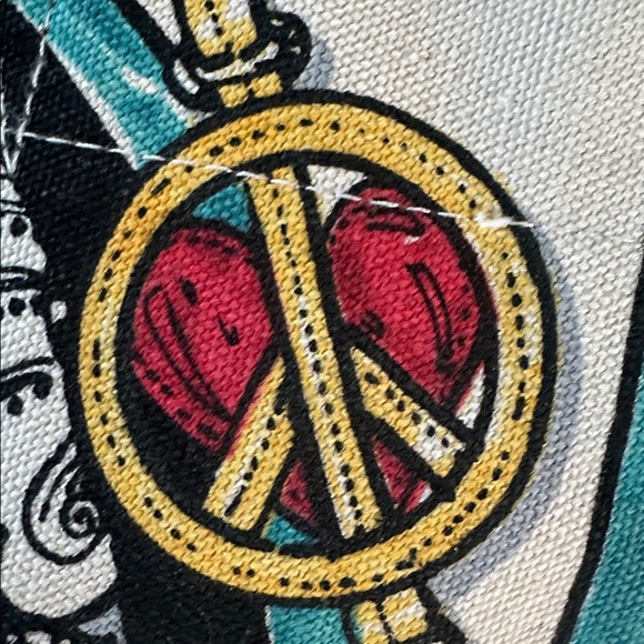 Brighton 50th Anniversary “Summer of Love” Tote Bag • Gigantic! EUC - Picture 7 of 9